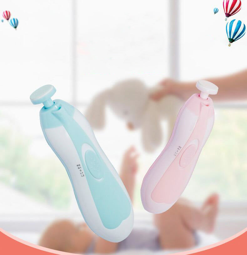 Baby Electric Nail Trimmer – Anti-Scratch Multifunctional Nail Polisher for Newborns