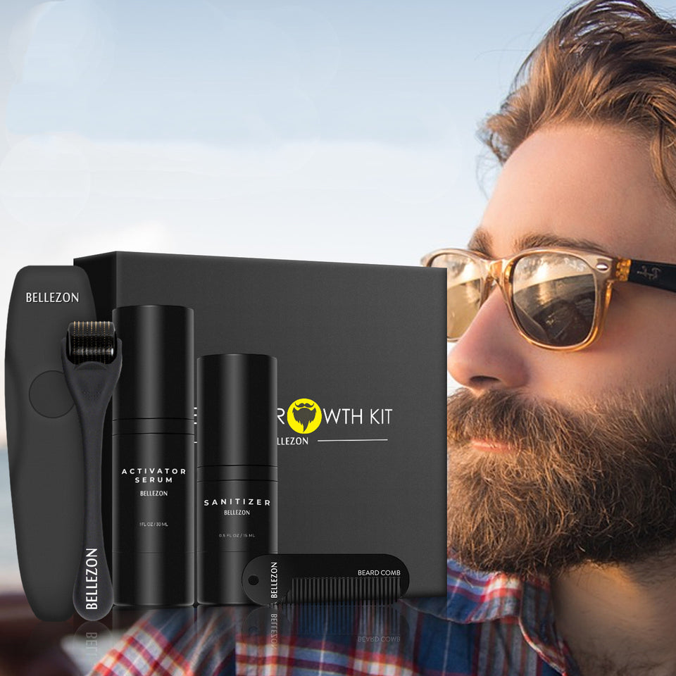 BELLEZON Beard Care Kit – Nourishing Hair & Beard Grooming Set