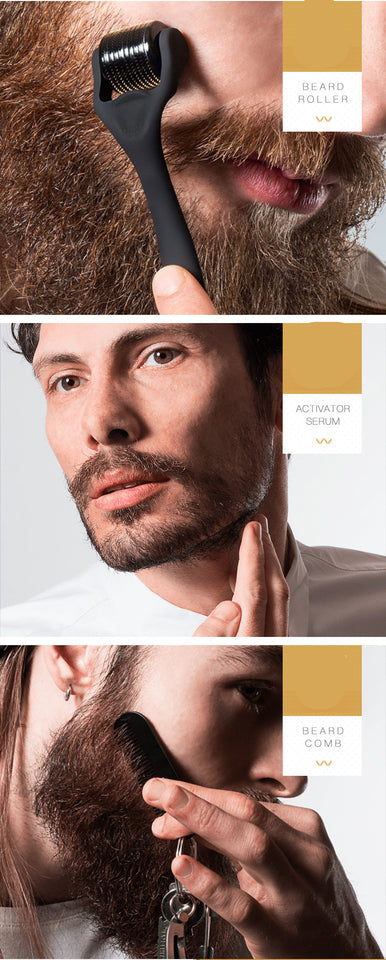 BELLEZON Beard Care Kit – Nourishing Hair & Beard Grooming Set