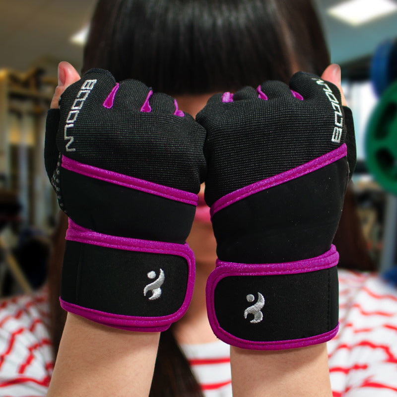 Non-Slip Wrist Guard & Weight Lifting Gloves – Gym & Fitness Protection