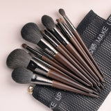 Natural Goat Hair Makeup Brush Set – Eyeshadow & Face Cosmetic Brushes