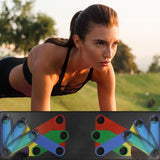 9-in-1 Push-Up Rack – Multi-Functional Bodybuilding & Fitness Tool for Home & Gym
