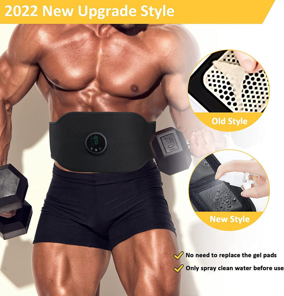 EMS Abdominal Crunch Board & Massage Belt – Home Fitness Instrument for Core Training