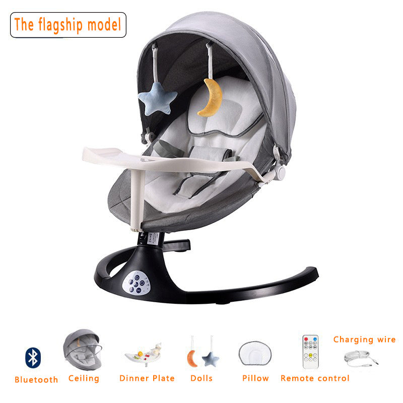 Multifunctional Baby Electric Rocking Chair – Smart Soothing Swing for Infants