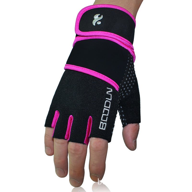 Non-Slip Wrist Guard & Weight Lifting Gloves – Gym & Fitness Protection