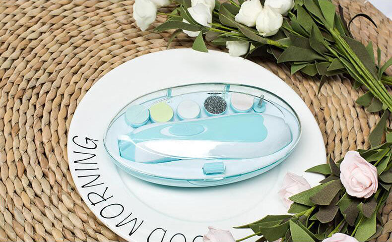 Baby Electric Nail Trimmer – Anti-Scratch Multifunctional Nail Polisher for Newborns