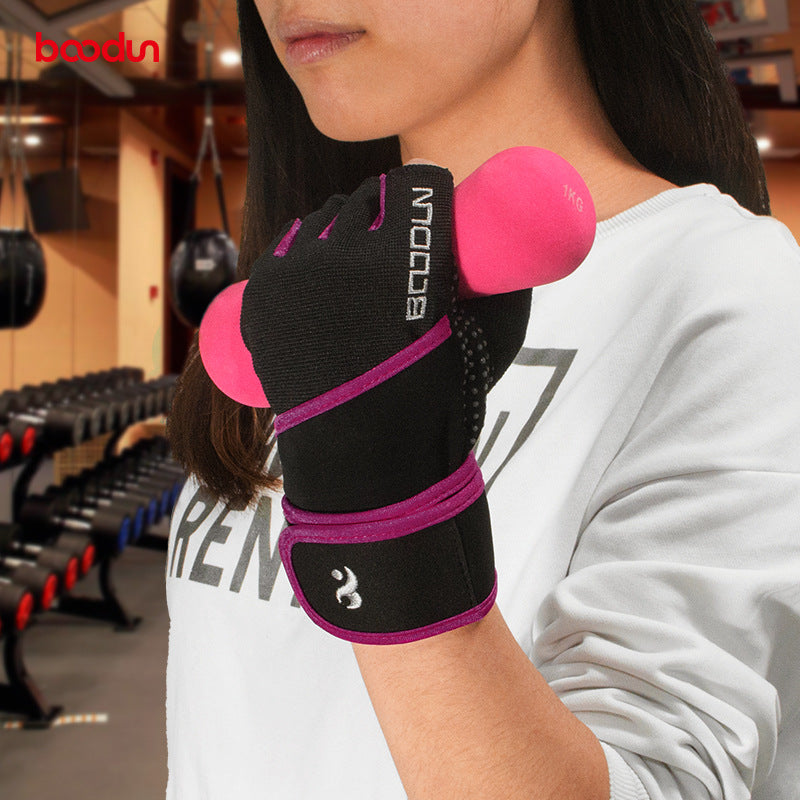 Non-Slip Wrist Guard & Weight Lifting Gloves – Gym & Fitness Protection