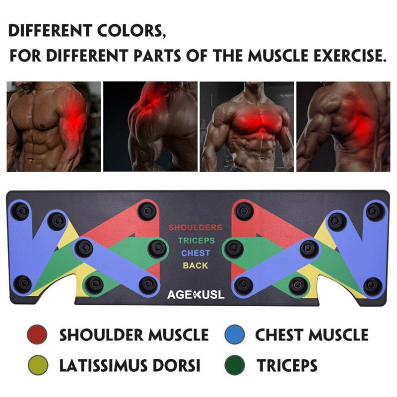 9-in-1 Push-Up Rack – Multi-Functional Bodybuilding & Fitness Tool for Home & Gym