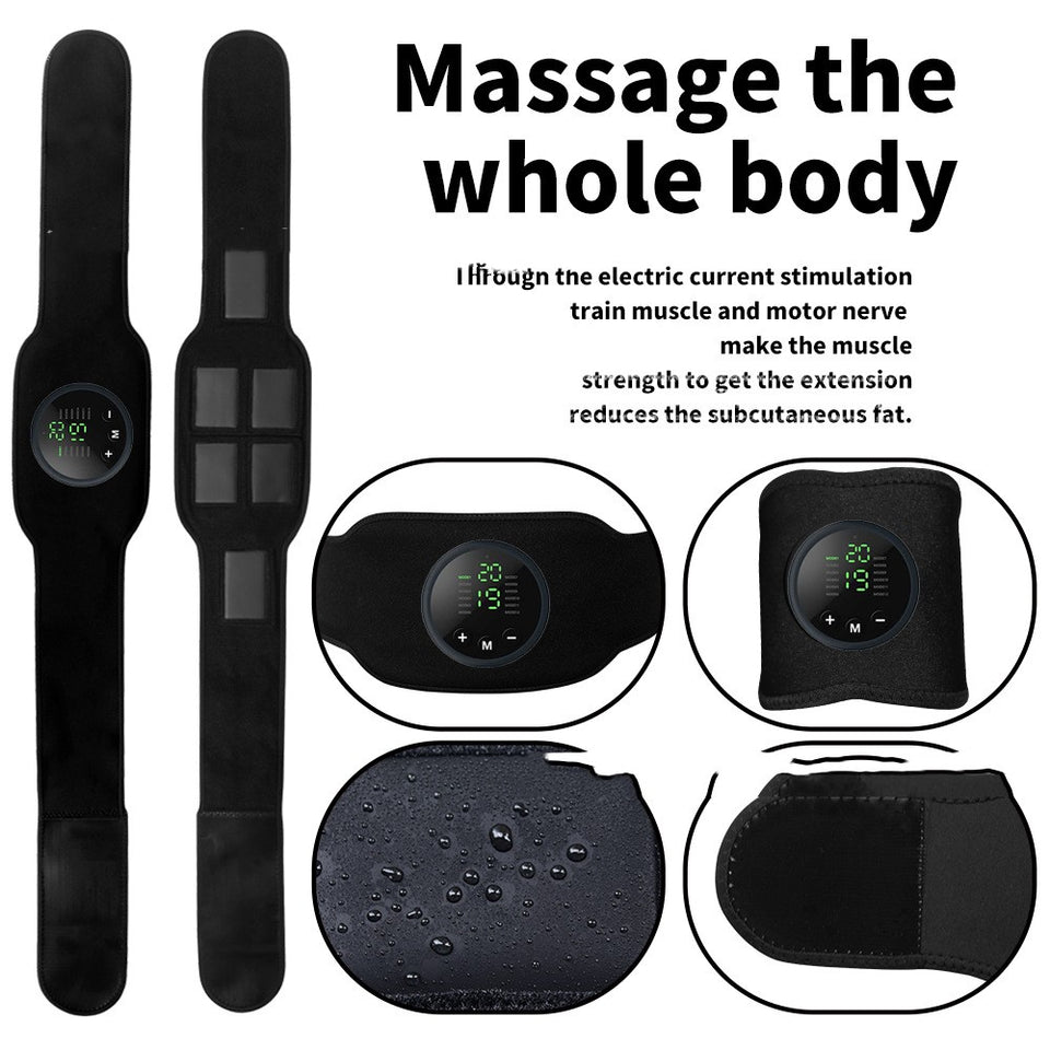 EMS Abdominal Crunch Board & Massage Belt – Home Fitness Instrument for Core Training