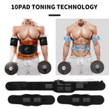 EMS Abdominal Crunch Board & Massage Belt – Home Fitness Instrument for Core Training