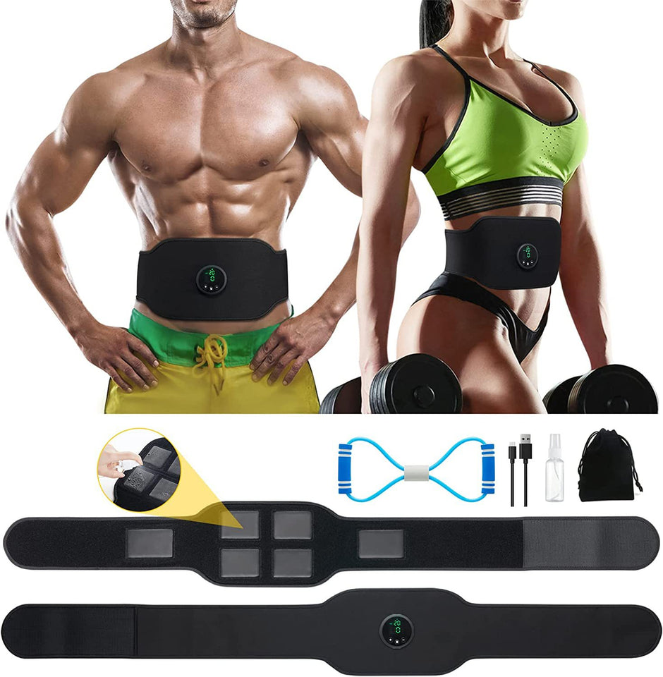 EMS Abdominal Crunch Board & Massage Belt – Home Fitness Instrument for Core Training