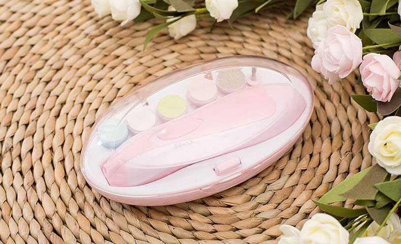 Baby Electric Nail Trimmer – Anti-Scratch Multifunctional Nail Polisher for Newborns