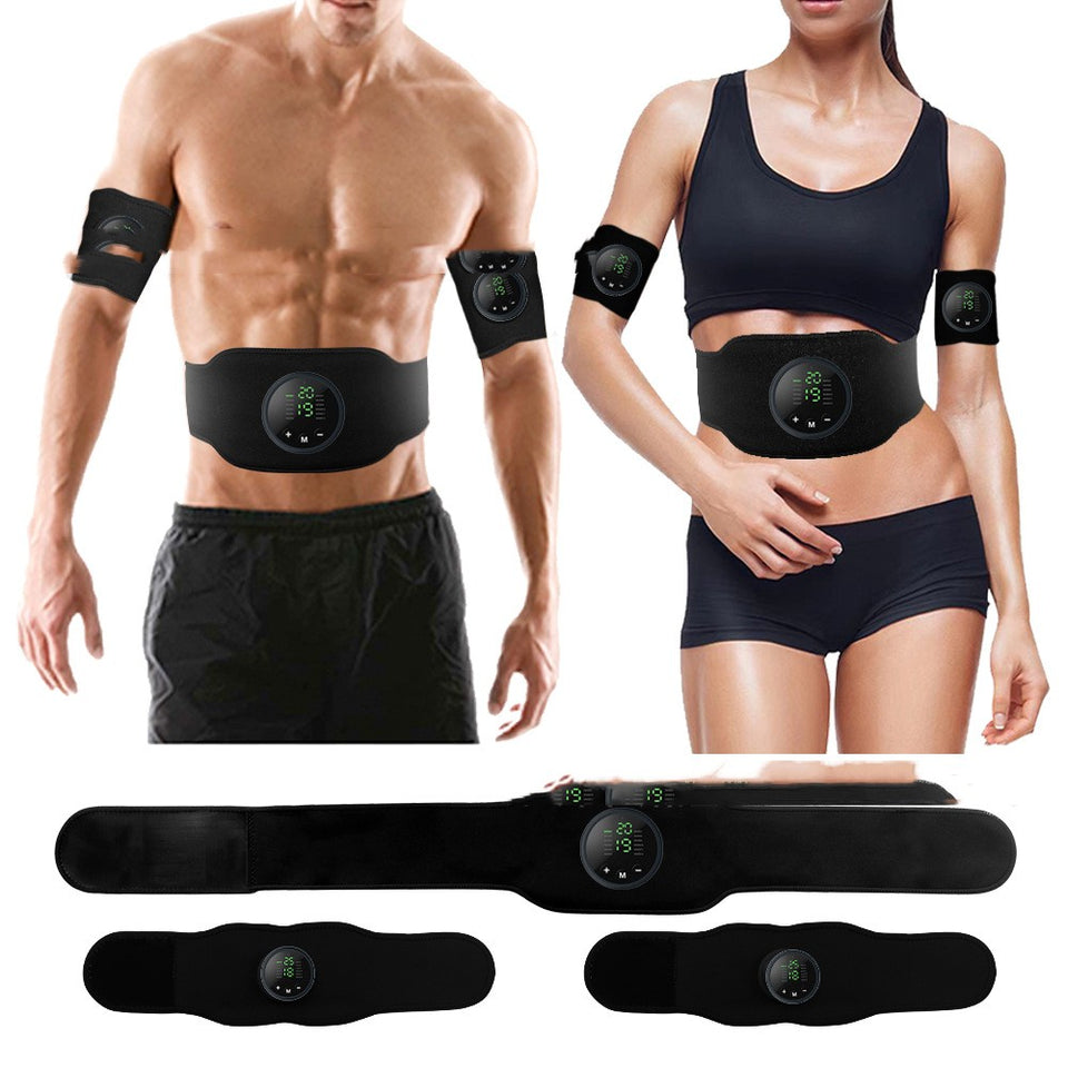 EMS Abdominal Crunch Board & Massage Belt – Home Fitness Instrument for Core Training