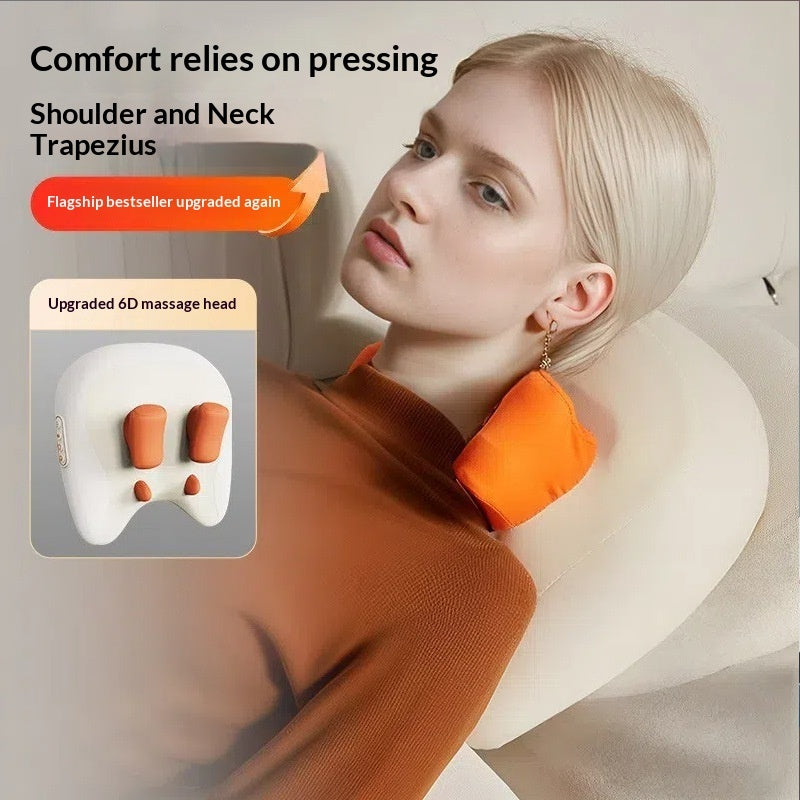 V-Line Neck & Shoulder Massager – Trapezius, Back, and Waist Kneading Device