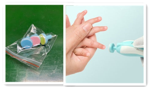 Baby Electric Nail Trimmer – Anti-Scratch Multifunctional Nail Polisher for Newborns