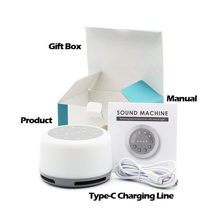 Smart Baby Night Light & White Noise Sleep Machine – Soothing Sound & LED Lamp