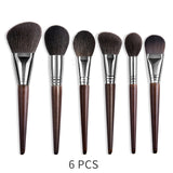 Natural Goat Hair Makeup Brush Set – Eyeshadow & Face Cosmetic Brushes