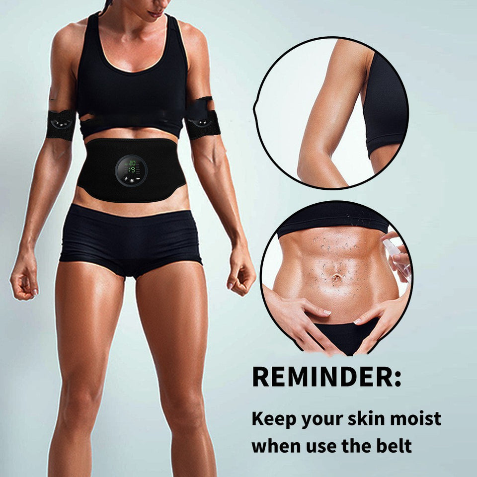 EMS Abdominal Crunch Board & Massage Belt – Home Fitness Instrument for Core Training