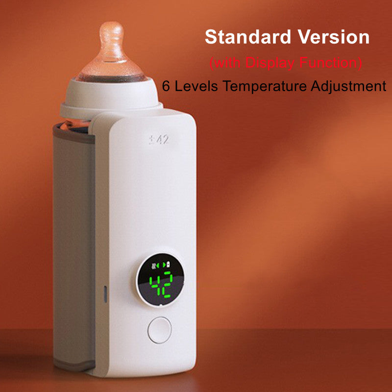 Portable Wireless Baby Bottle Warmer – USB Rechargeable Milk Heating Bag