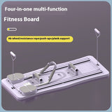 Multifunctional Supine Board & Abdominal Wheel – Core Trainer for Home Fitness