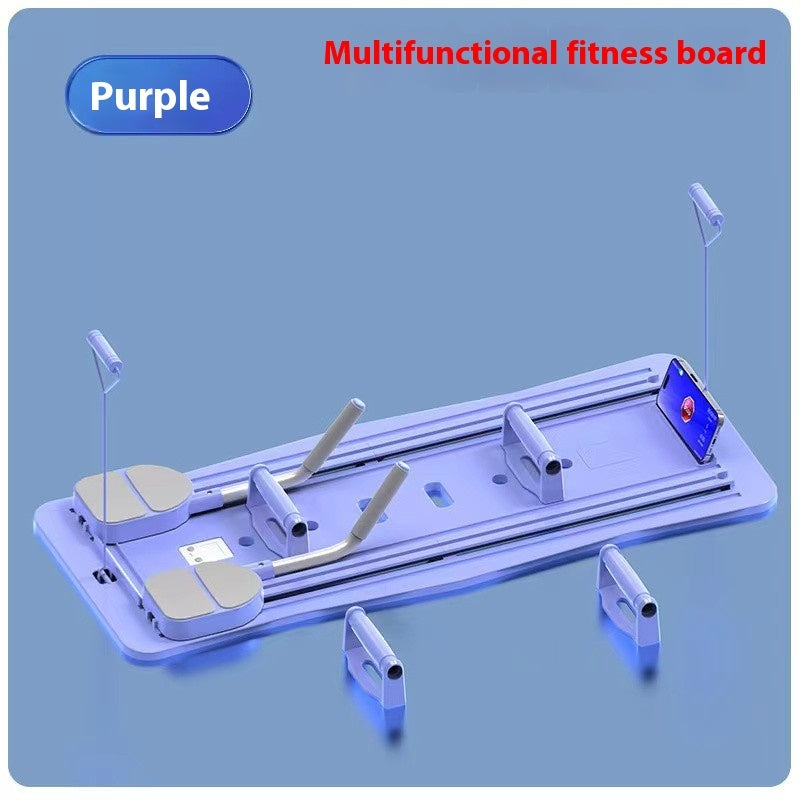 Multifunctional Supine Board & Abdominal Wheel – Core Trainer for Home Fitness